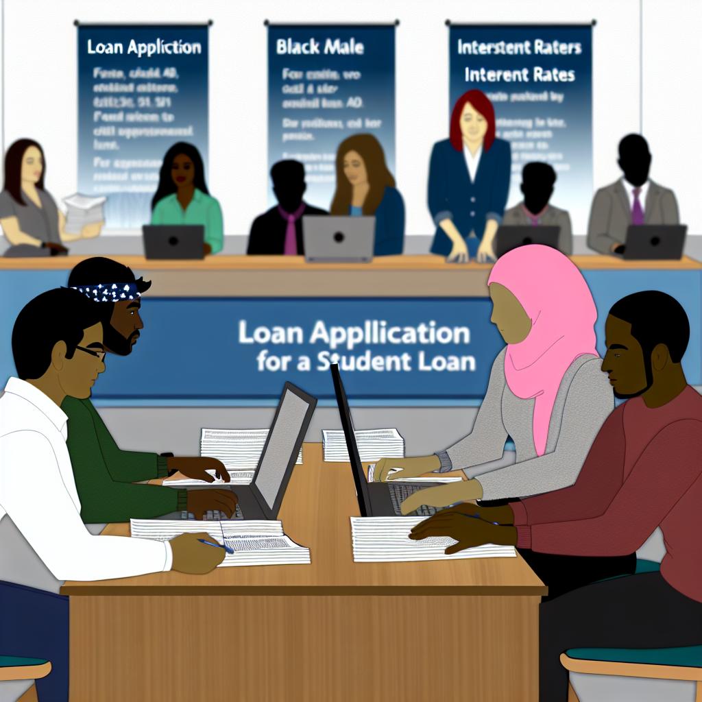 How to apply for a student loan.