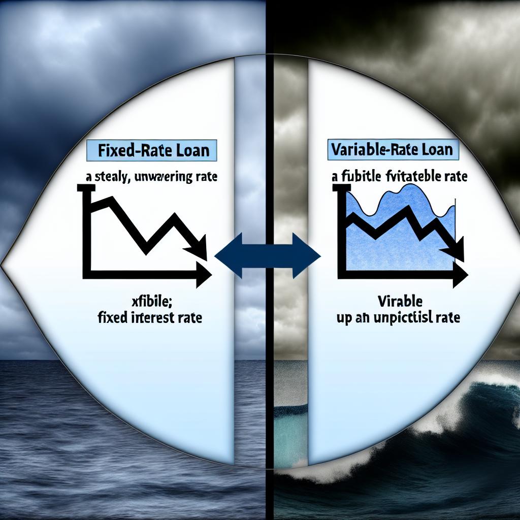 The differences between fixed-rate and variable-rate loans.